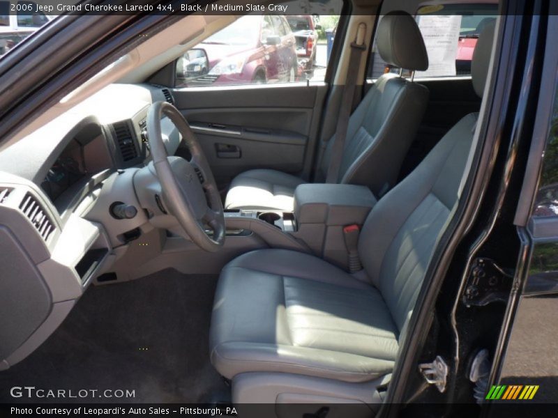 Black / Medium Slate Gray 2006 Jeep Grand Cherokee Laredo 4x4
