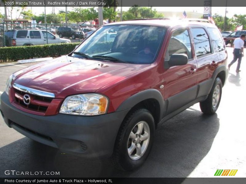 Redfire Metallic / Dark Flint Gray 2005 Mazda Tribute i