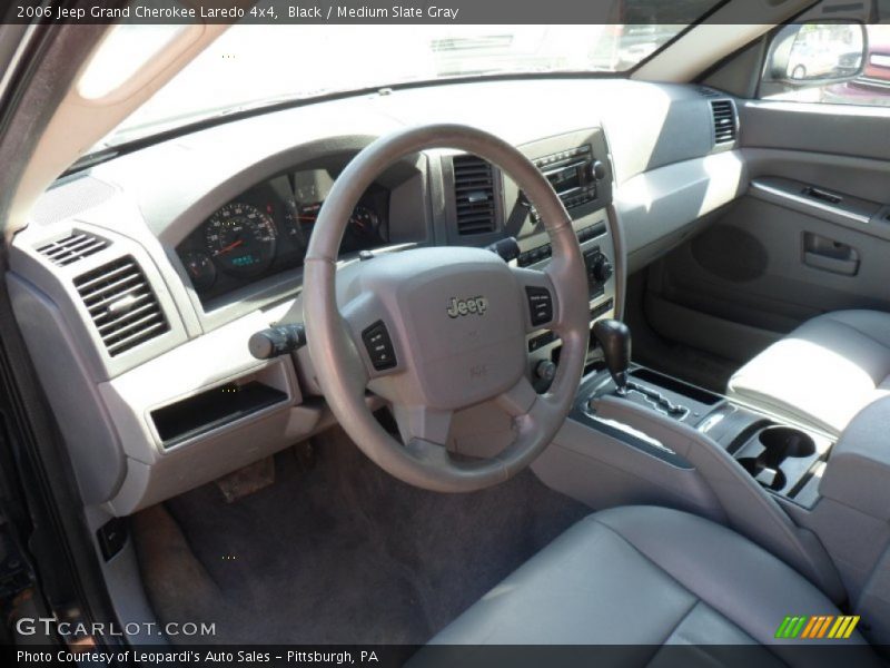 Black / Medium Slate Gray 2006 Jeep Grand Cherokee Laredo 4x4