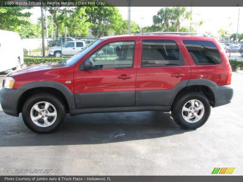 Redfire Metallic / Dark Flint Gray 2005 Mazda Tribute i