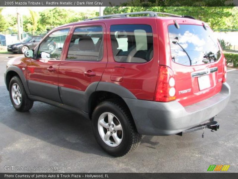 Redfire Metallic / Dark Flint Gray 2005 Mazda Tribute i