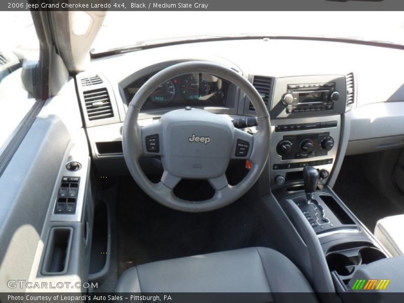 Black / Medium Slate Gray 2006 Jeep Grand Cherokee Laredo 4x4