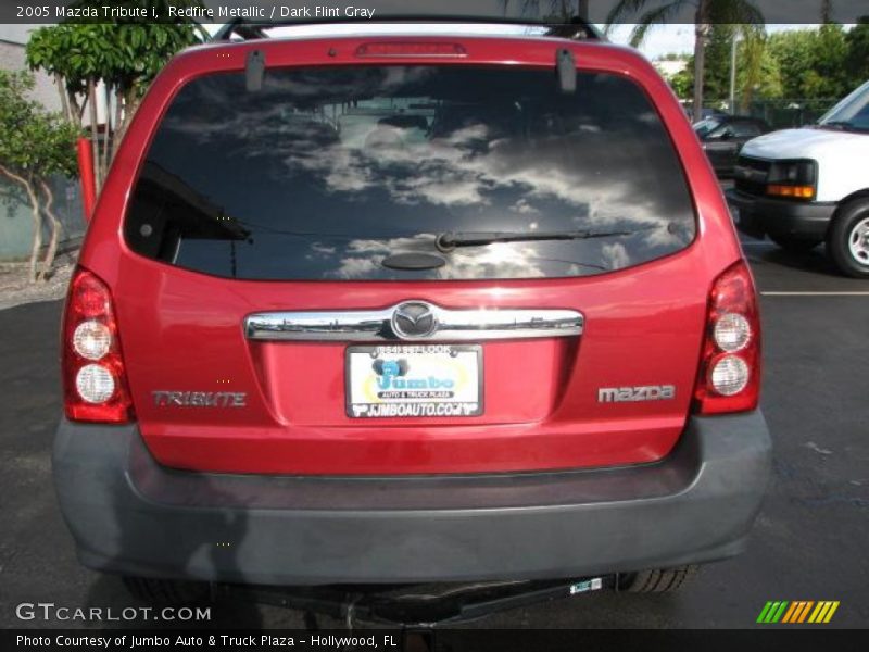 Redfire Metallic / Dark Flint Gray 2005 Mazda Tribute i