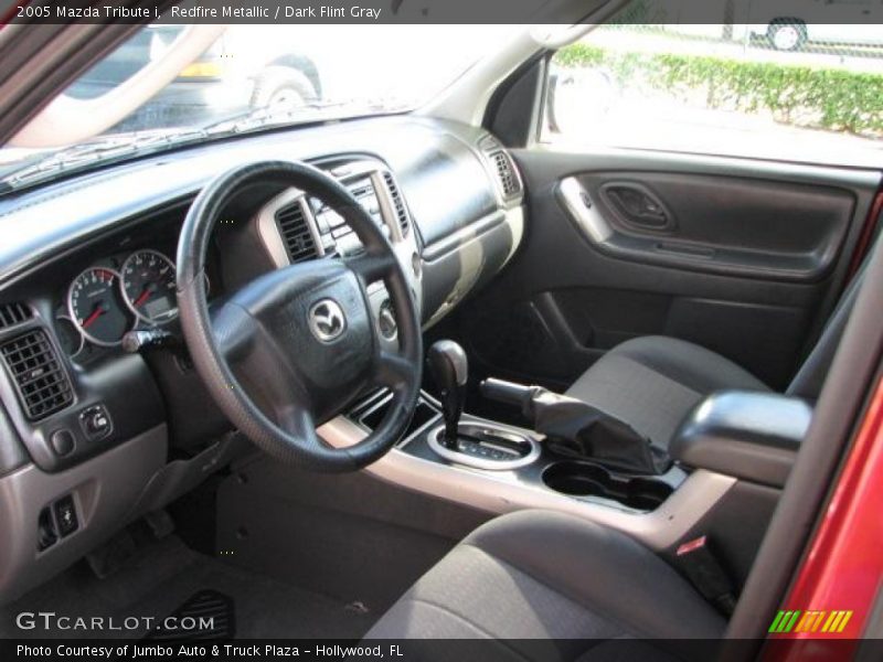Redfire Metallic / Dark Flint Gray 2005 Mazda Tribute i