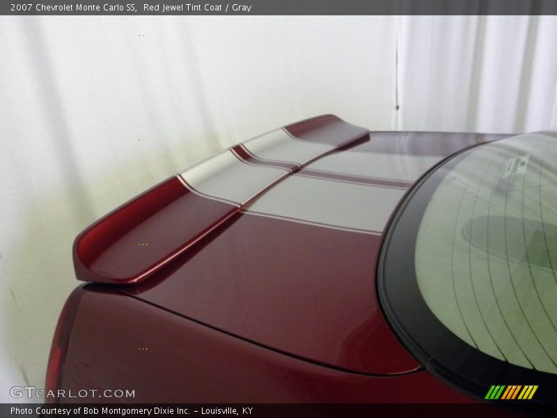 Red Jewel Tint Coat / Gray 2007 Chevrolet Monte Carlo SS