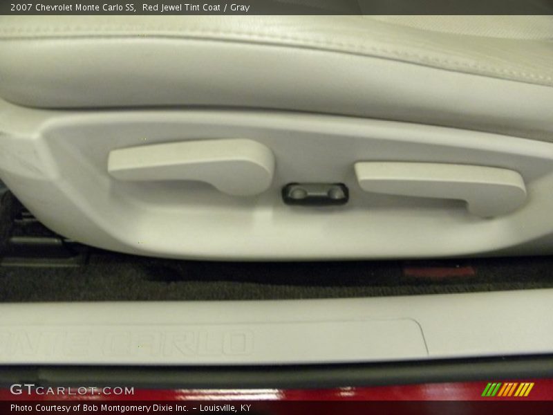 Red Jewel Tint Coat / Gray 2007 Chevrolet Monte Carlo SS