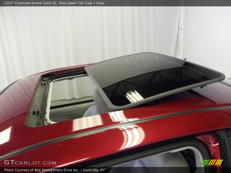 Red Jewel Tint Coat / Gray 2007 Chevrolet Monte Carlo SS