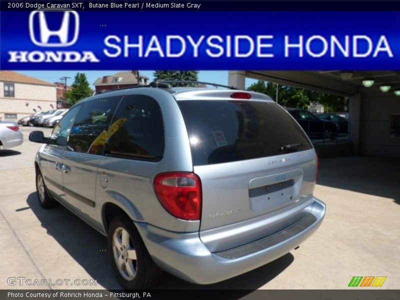 Butane Blue Pearl / Medium Slate Gray 2006 Dodge Caravan SXT