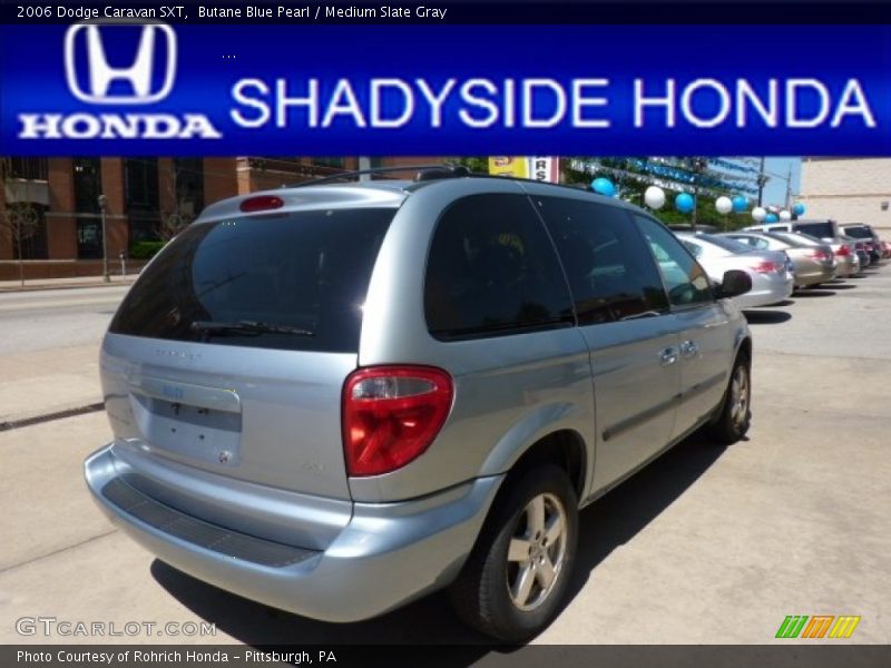 Butane Blue Pearl / Medium Slate Gray 2006 Dodge Caravan SXT