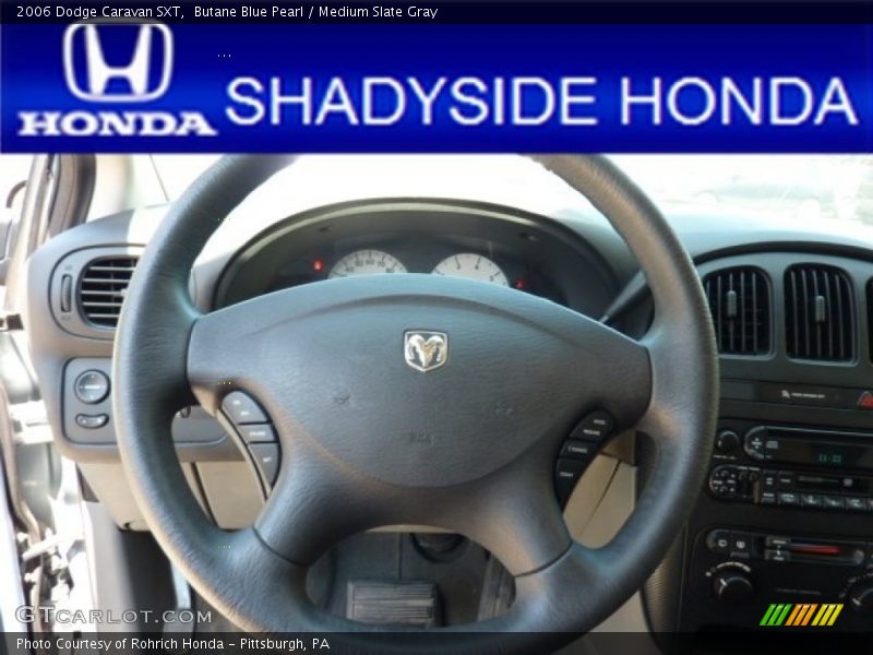 Butane Blue Pearl / Medium Slate Gray 2006 Dodge Caravan SXT