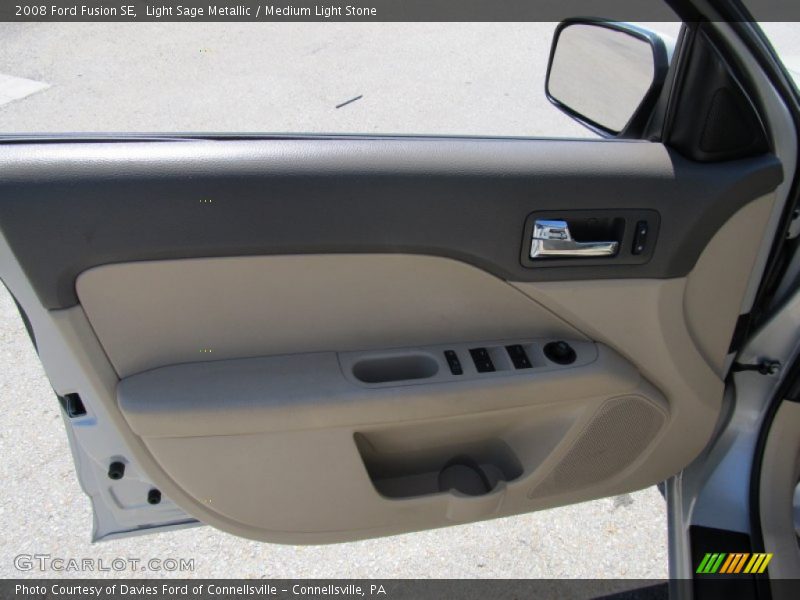 Light Sage Metallic / Medium Light Stone 2008 Ford Fusion SE