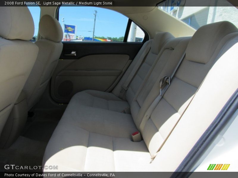 Light Sage Metallic / Medium Light Stone 2008 Ford Fusion SE