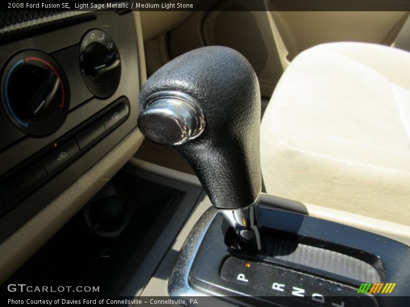 Light Sage Metallic / Medium Light Stone 2008 Ford Fusion SE