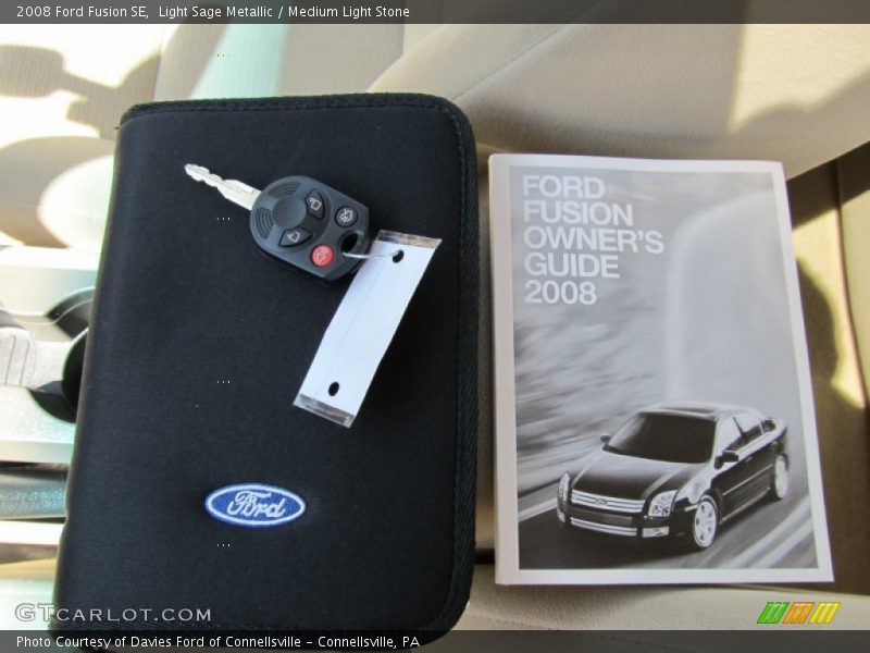 Light Sage Metallic / Medium Light Stone 2008 Ford Fusion SE