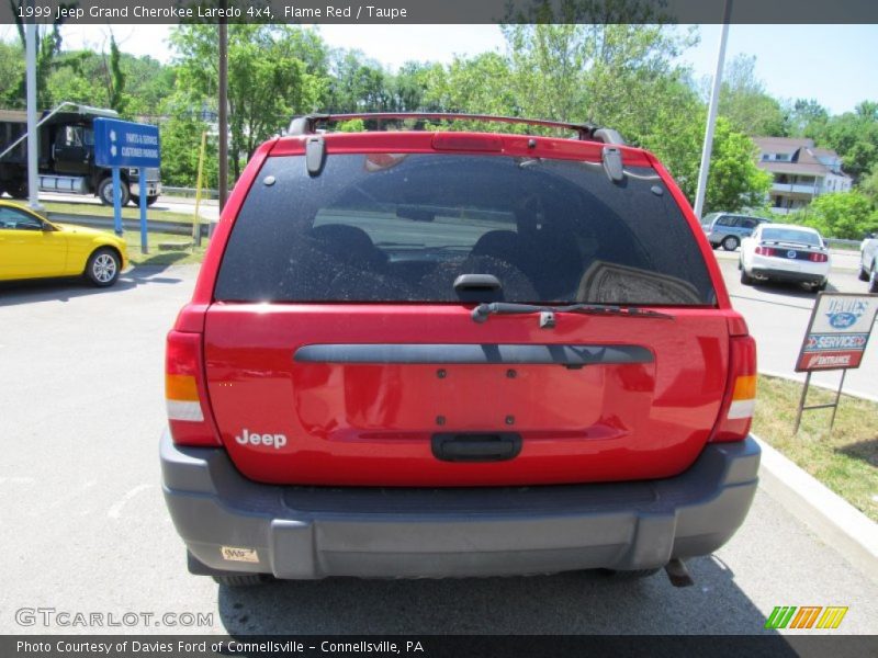 Flame Red / Taupe 1999 Jeep Grand Cherokee Laredo 4x4