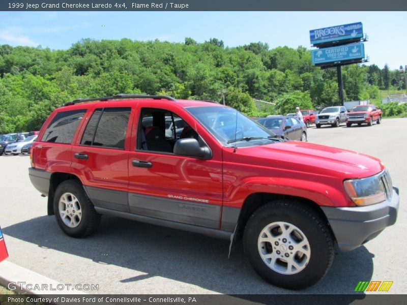 Flame Red / Taupe 1999 Jeep Grand Cherokee Laredo 4x4