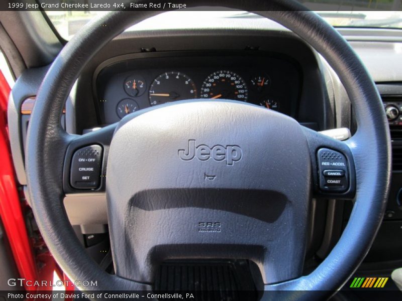 Flame Red / Taupe 1999 Jeep Grand Cherokee Laredo 4x4