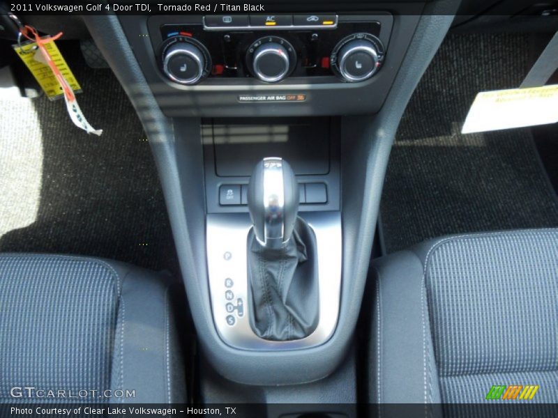 Tornado Red / Titan Black 2011 Volkswagen Golf 4 Door TDI