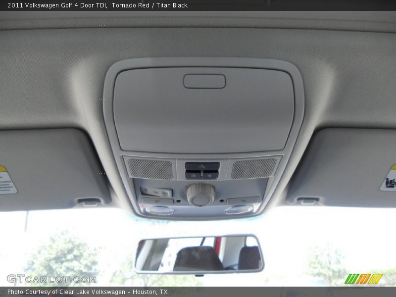 Tornado Red / Titan Black 2011 Volkswagen Golf 4 Door TDI