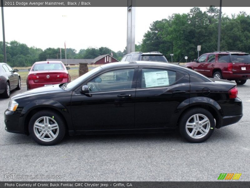 Black / Black 2011 Dodge Avenger Mainstreet