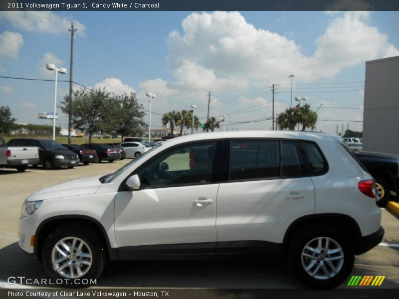 Candy White / Charcoal 2011 Volkswagen Tiguan S