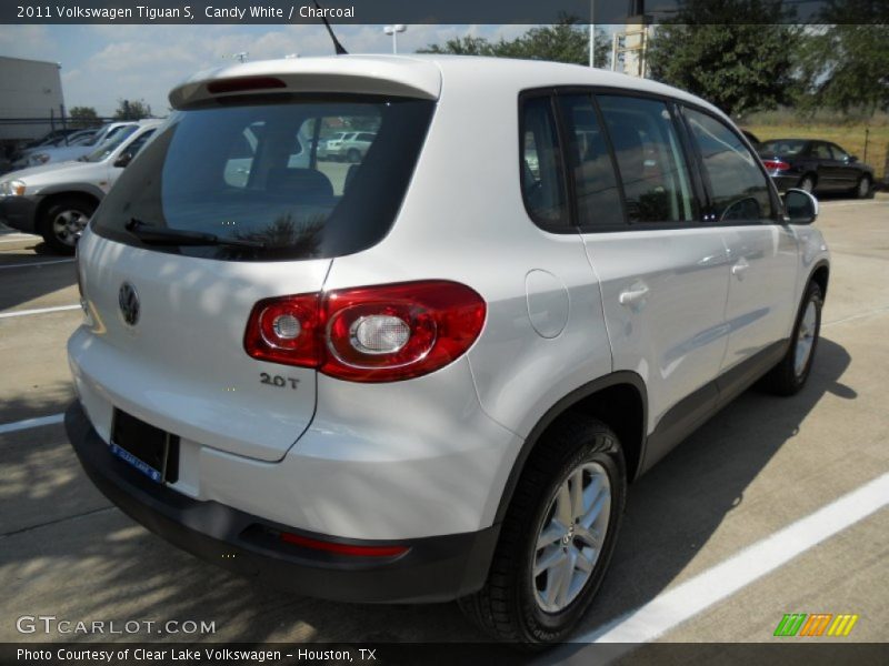 Candy White / Charcoal 2011 Volkswagen Tiguan S