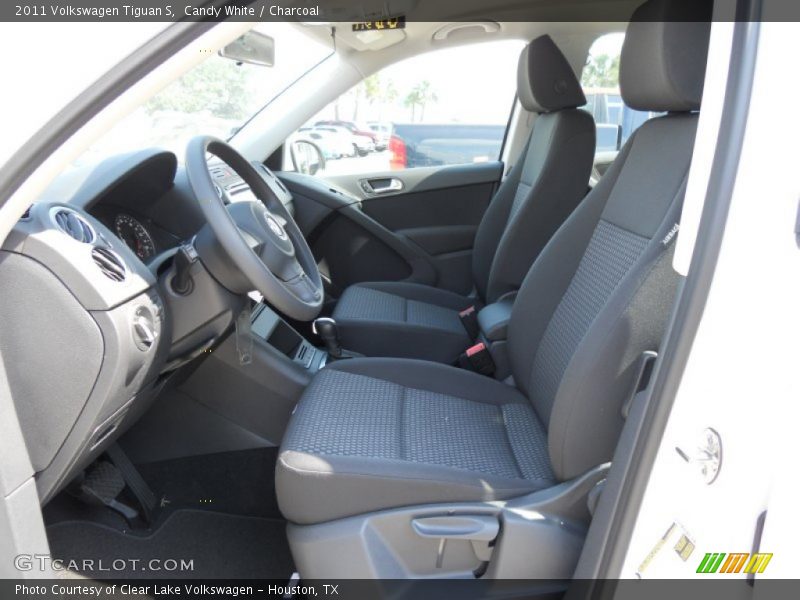 Candy White / Charcoal 2011 Volkswagen Tiguan S