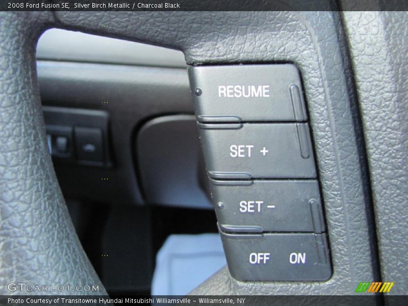 Silver Birch Metallic / Charcoal Black 2008 Ford Fusion SE