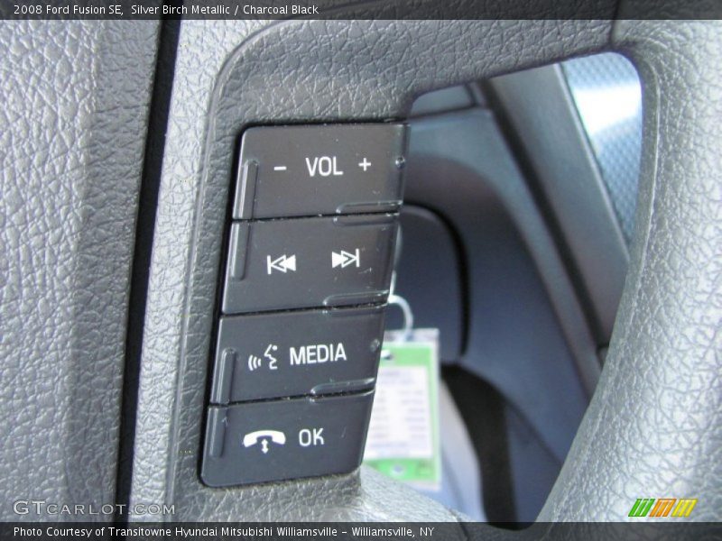 Silver Birch Metallic / Charcoal Black 2008 Ford Fusion SE