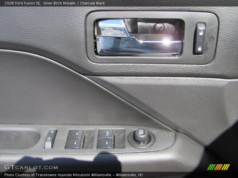 Silver Birch Metallic / Charcoal Black 2008 Ford Fusion SE