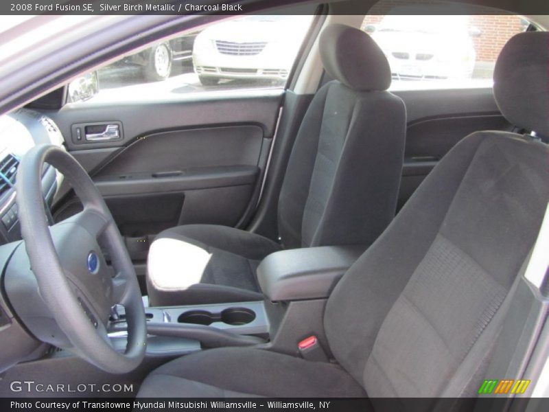 Silver Birch Metallic / Charcoal Black 2008 Ford Fusion SE