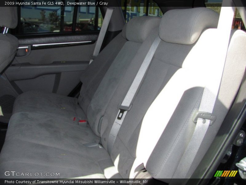 Deepwater Blue / Gray 2009 Hyundai Santa Fe GLS 4WD