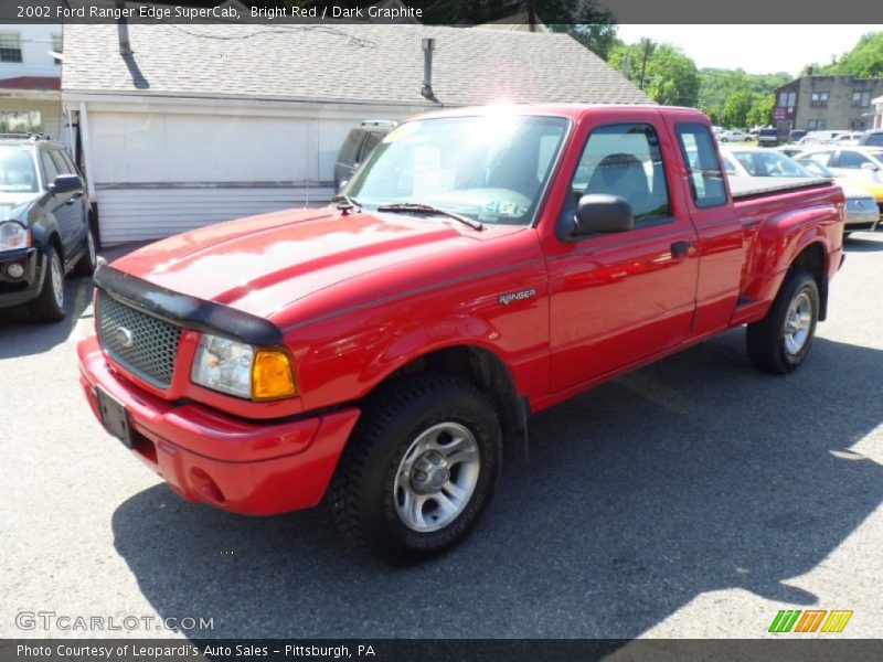 Bright Red / Dark Graphite 2002 Ford Ranger Edge SuperCab