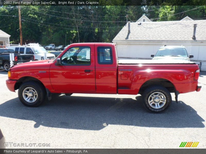 Bright Red / Dark Graphite 2002 Ford Ranger Edge SuperCab