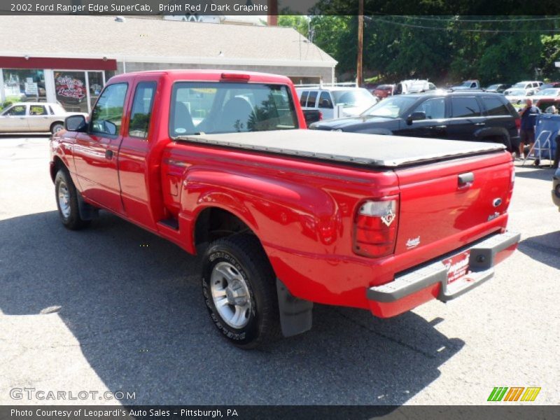 Bright Red / Dark Graphite 2002 Ford Ranger Edge SuperCab