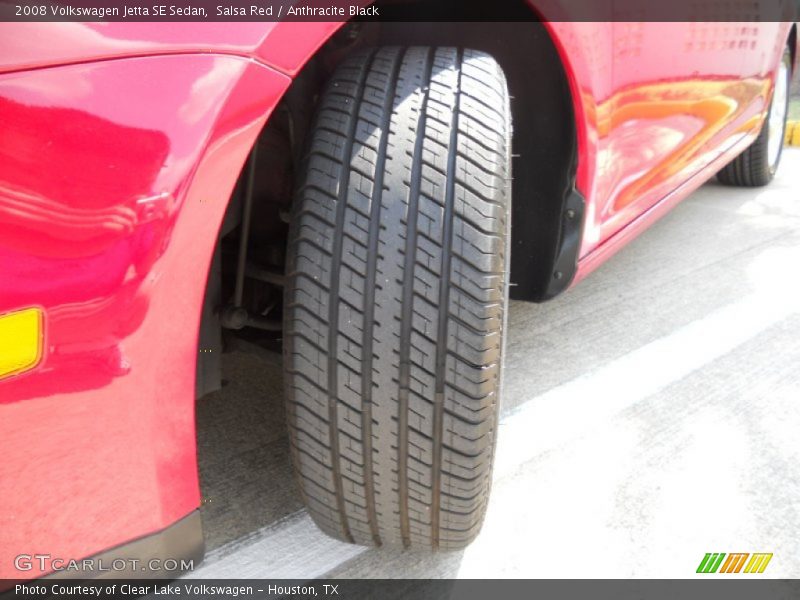 Salsa Red / Anthracite Black 2008 Volkswagen Jetta SE Sedan