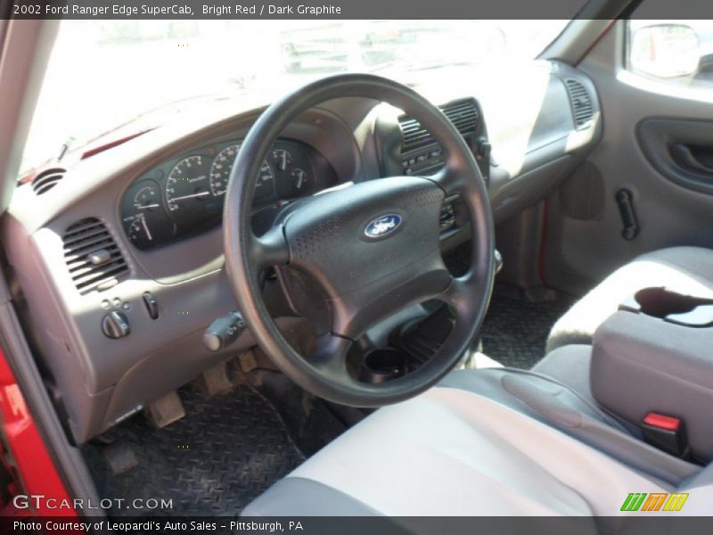 Dark Graphite Interior - 2002 Ranger Edge SuperCab 