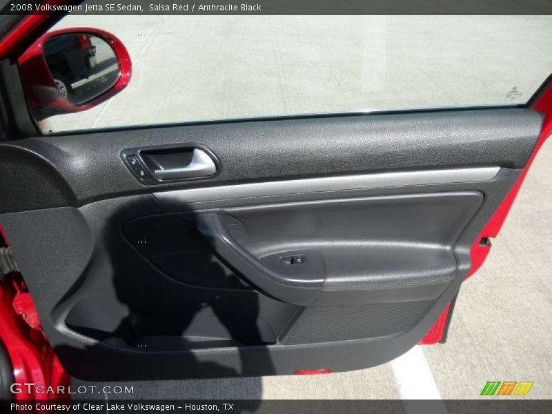 Salsa Red / Anthracite Black 2008 Volkswagen Jetta SE Sedan