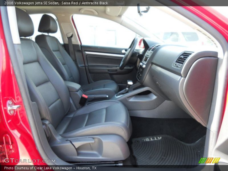 Salsa Red / Anthracite Black 2008 Volkswagen Jetta SE Sedan
