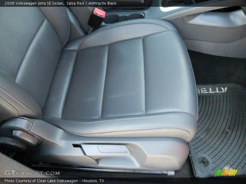 Salsa Red / Anthracite Black 2008 Volkswagen Jetta SE Sedan