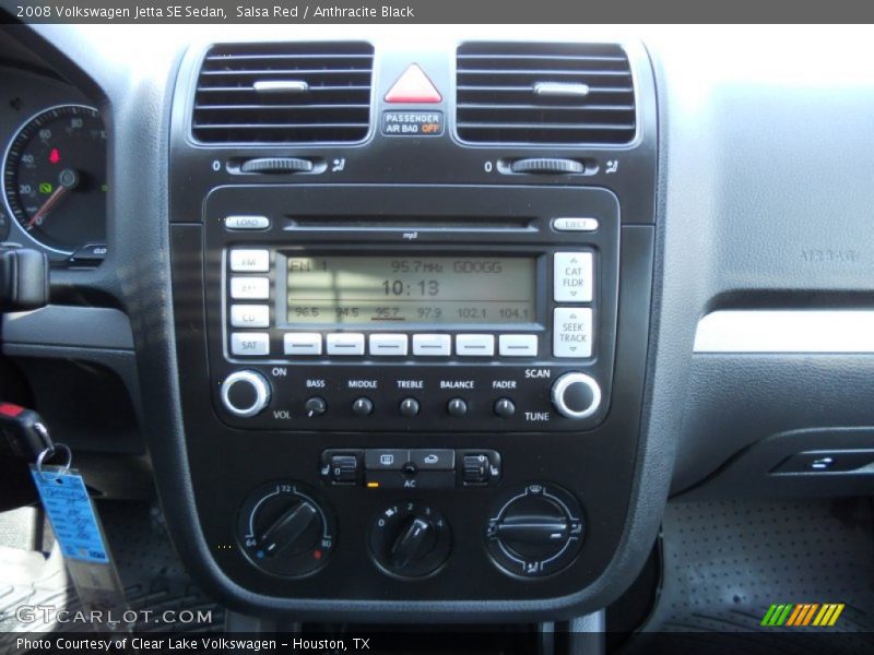 Salsa Red / Anthracite Black 2008 Volkswagen Jetta SE Sedan