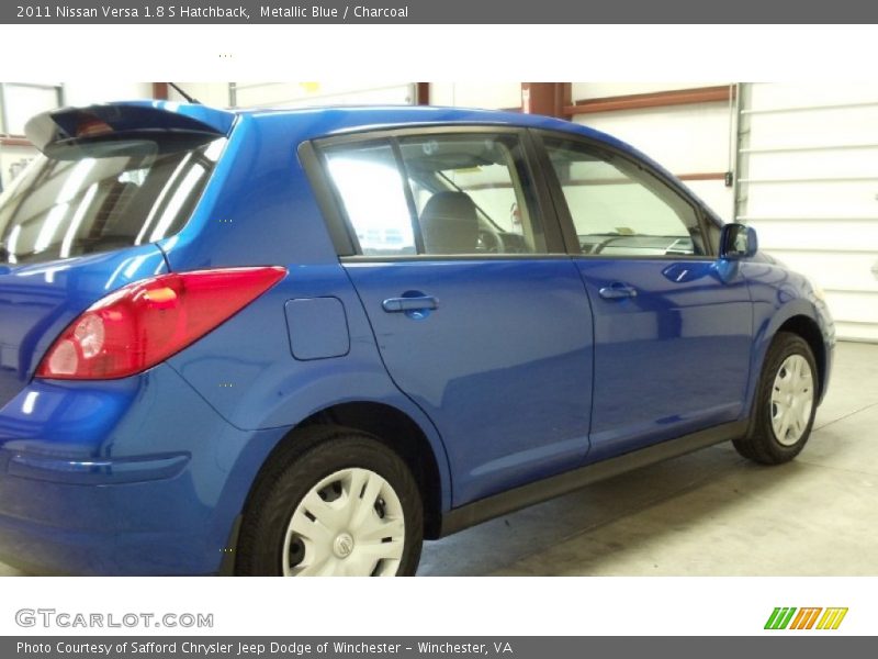 Metallic Blue / Charcoal 2011 Nissan Versa 1.8 S Hatchback