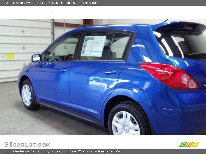 Metallic Blue / Charcoal 2011 Nissan Versa 1.8 S Hatchback