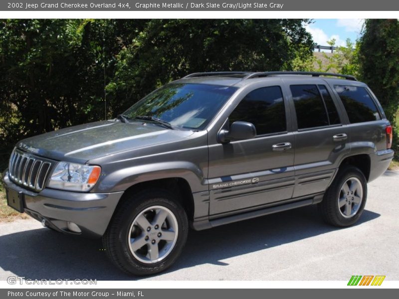 Graphite Metallic / Dark Slate Gray/Light Slate Gray 2002 Jeep Grand Cherokee Overland 4x4