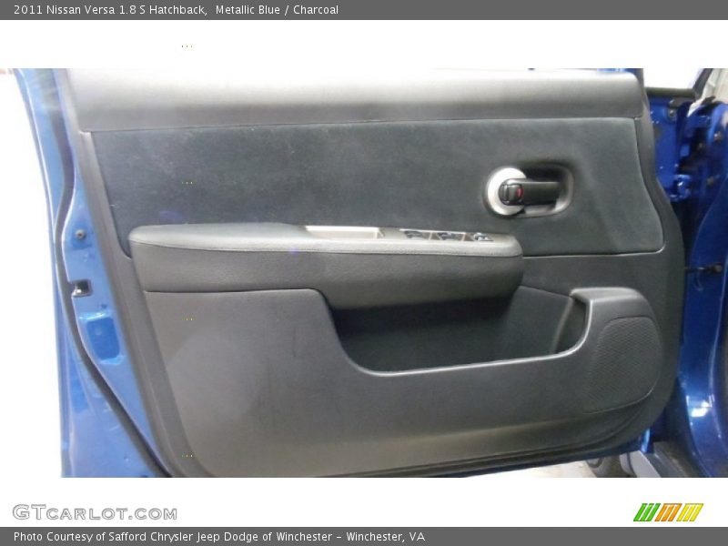 Metallic Blue / Charcoal 2011 Nissan Versa 1.8 S Hatchback