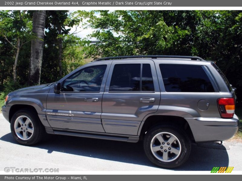 Graphite Metallic / Dark Slate Gray/Light Slate Gray 2002 Jeep Grand Cherokee Overland 4x4