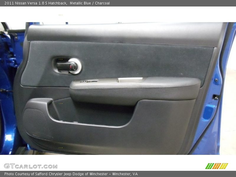 Metallic Blue / Charcoal 2011 Nissan Versa 1.8 S Hatchback