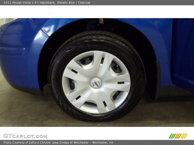 Metallic Blue / Charcoal 2011 Nissan Versa 1.8 S Hatchback