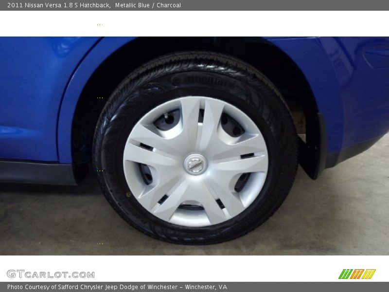 Metallic Blue / Charcoal 2011 Nissan Versa 1.8 S Hatchback
