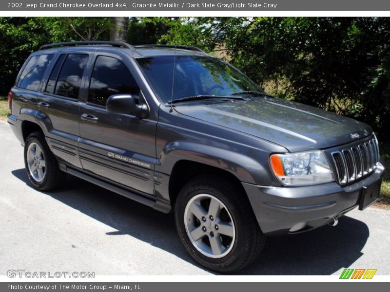Graphite Metallic / Dark Slate Gray/Light Slate Gray 2002 Jeep Grand Cherokee Overland 4x4